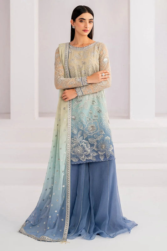 Chiffon Embroidered Sequence Luxury Unstitched 3 Piece